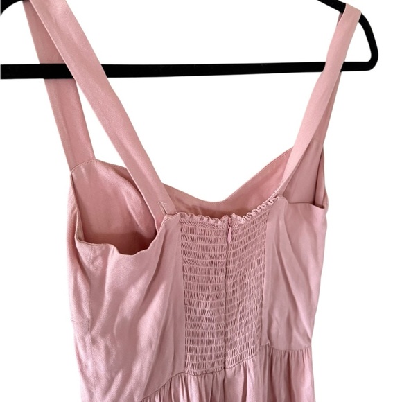 Reformation Blush Pink Midi Dress - Picture 5 of 9